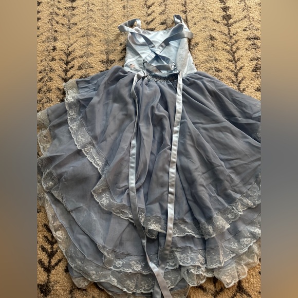 Dollcake Blue Tea At Tiffany’s Hi Low Frock Dress - Picture 7 of 11